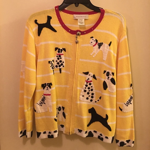 Vintage Susan Bristol Dog Sweater